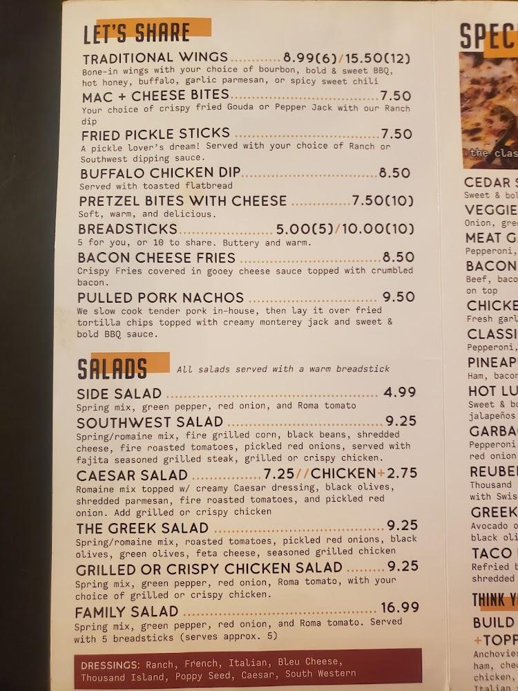 Molly's Pizzeria Menu image 3